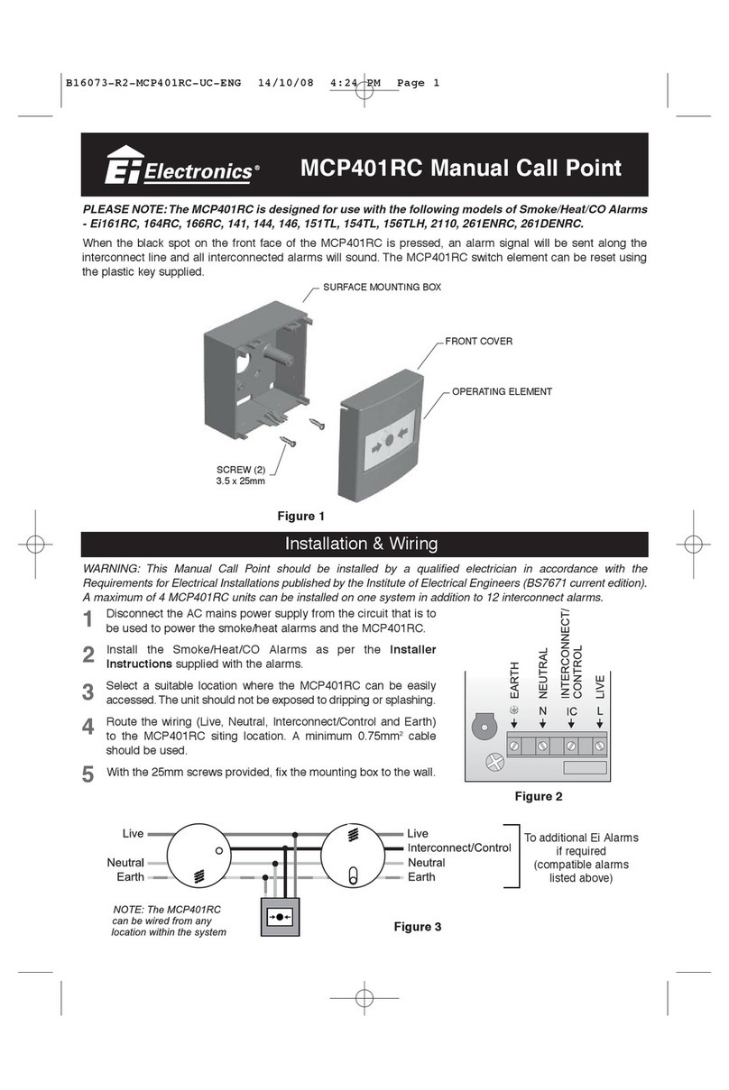 Ei Electronics MCP401RC User manual