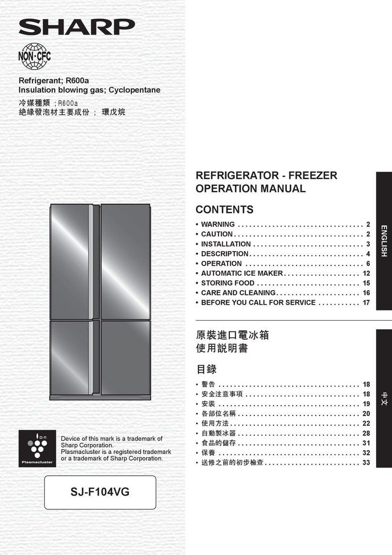 Sharp SJ-F104VG User manual