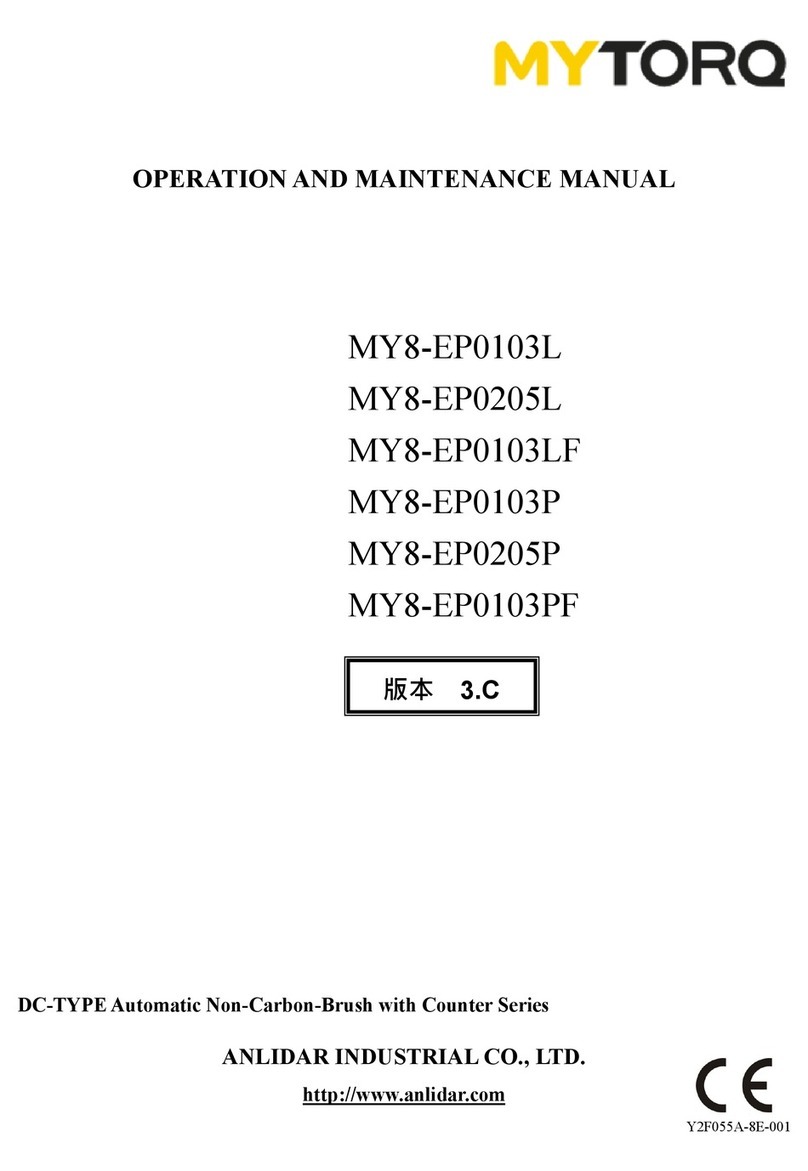ANLIDAR MyTorq MY8-EP0103L Operation and maintenance manual ANLIDAR MyTorq MY8-EP0103L Operation and maintenance manual