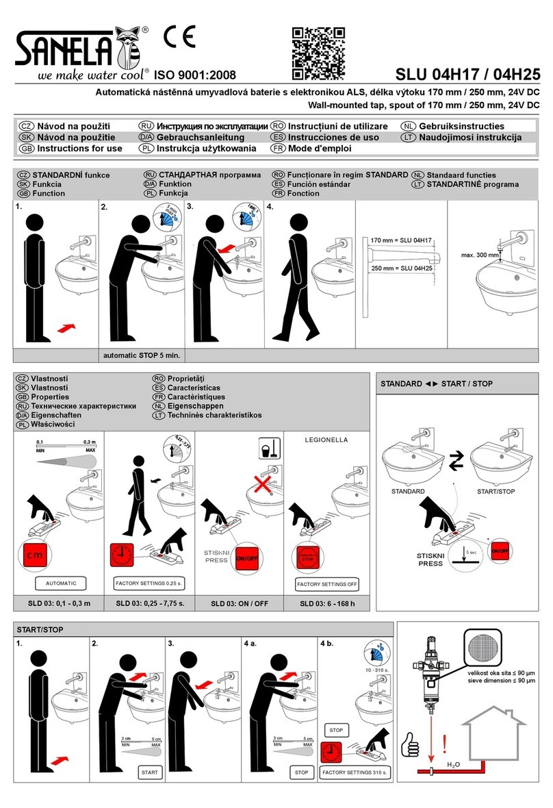 Sanela SLU 04H25 Instructions for use