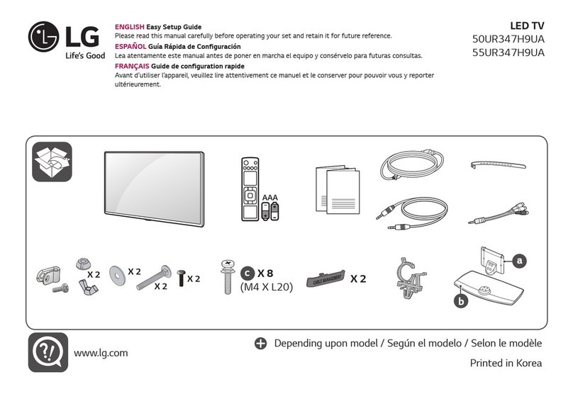 LG 50UR347H9UA.AUS Quick start guide