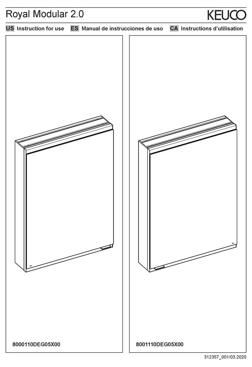KEUCO Royal Modular 2.0 8000110DEG05 00 Series User manual KEUCO Royal Modular 2.0 8000110DEG05 00 Series User manual