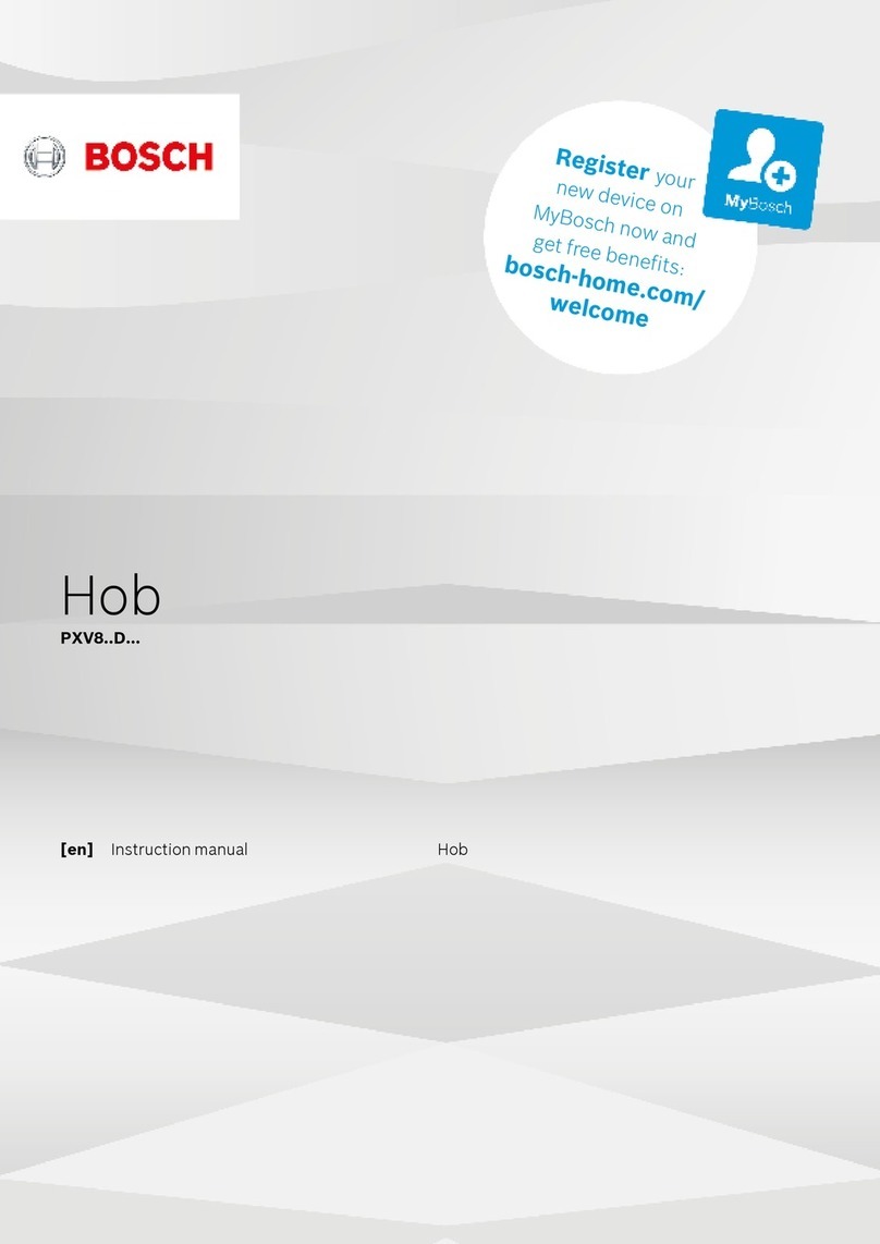Bosch PXV875DC1E instruction manual