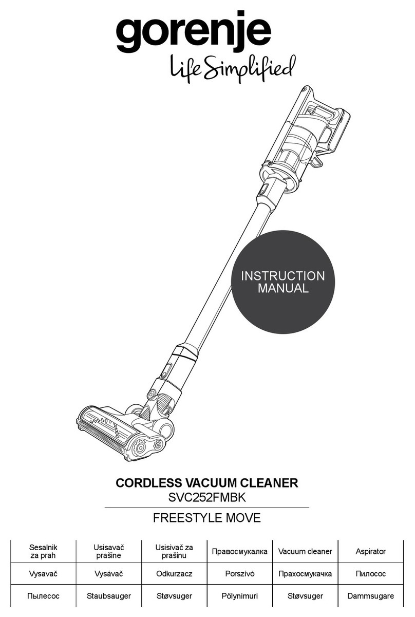Gorenje SVC252FMBK instruction manual