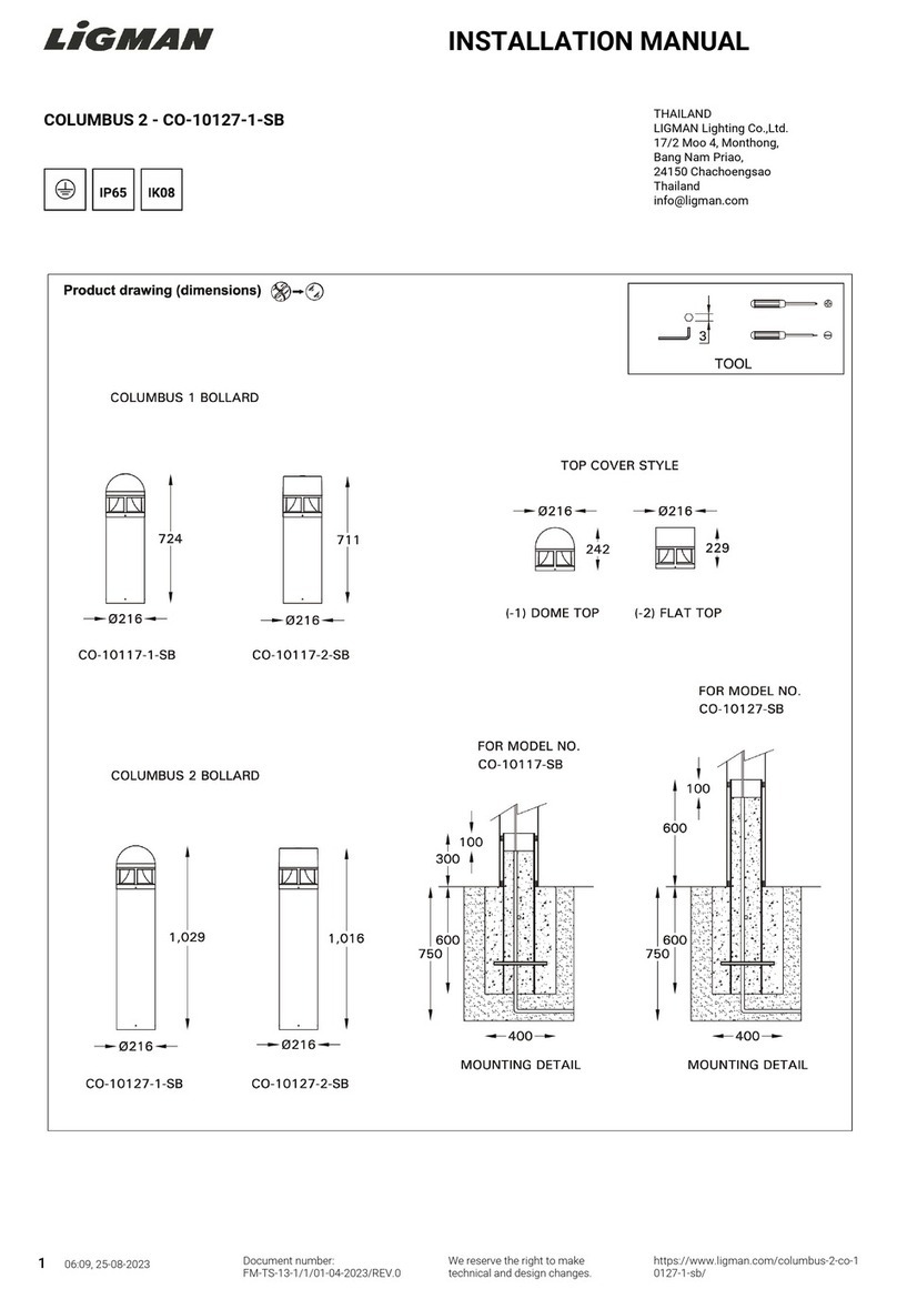 LIGMAN CO-10127-SB installation manual