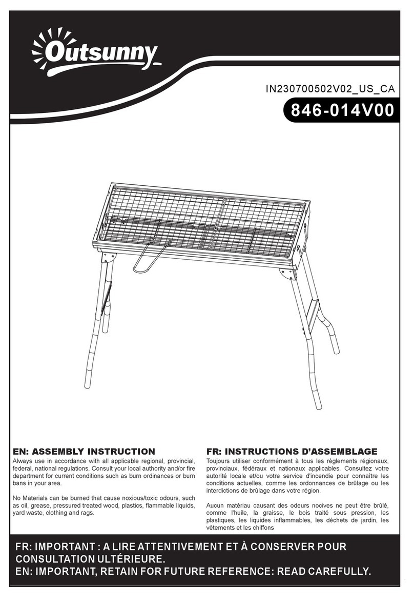 Outsunny 846-014V00 Assembly instruction