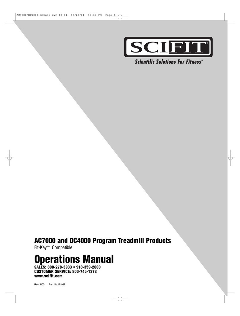 SCIFIT Fit-Key AC7000 Operation manual