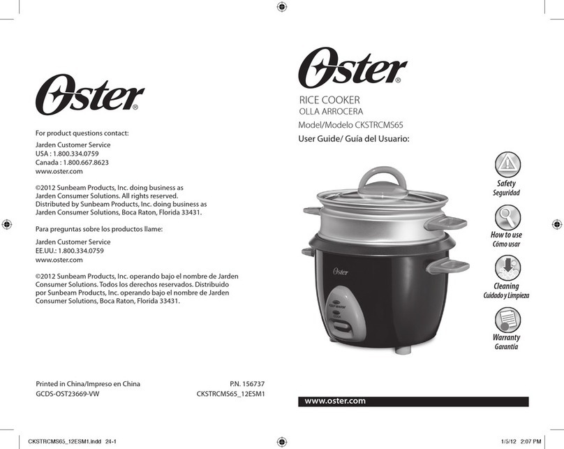 Oster CKSTRCMS65 user guide