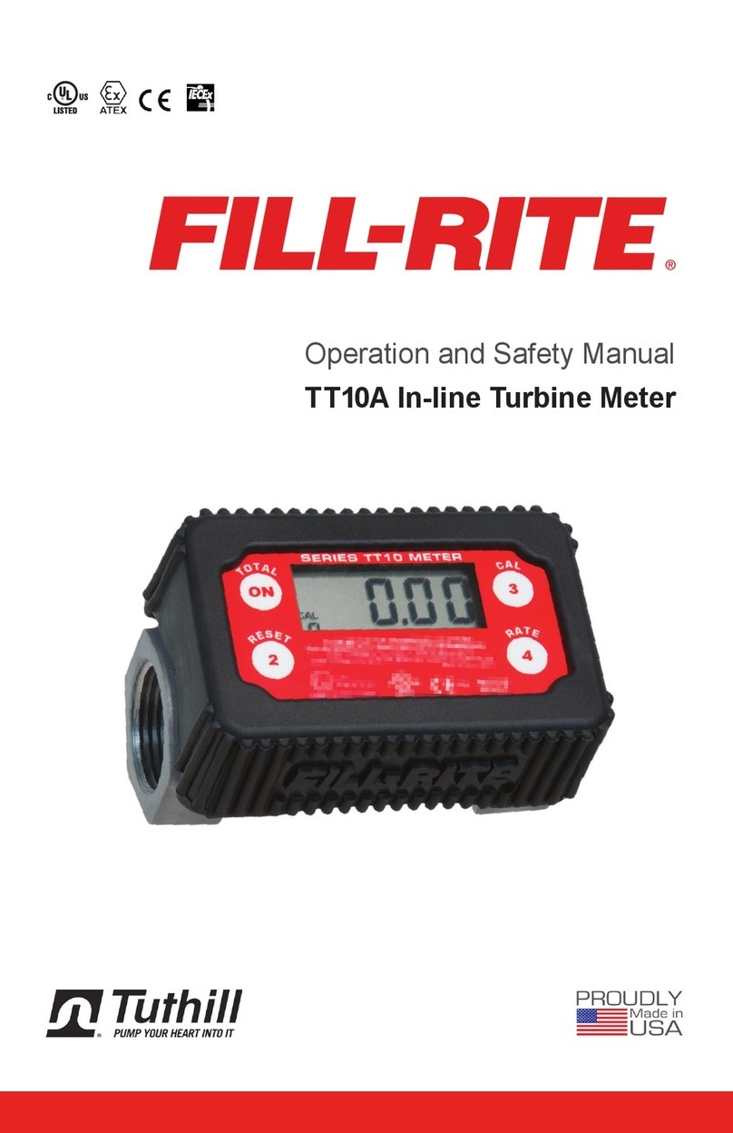 Tuthill FILL-RITE TT10A Use and care manual