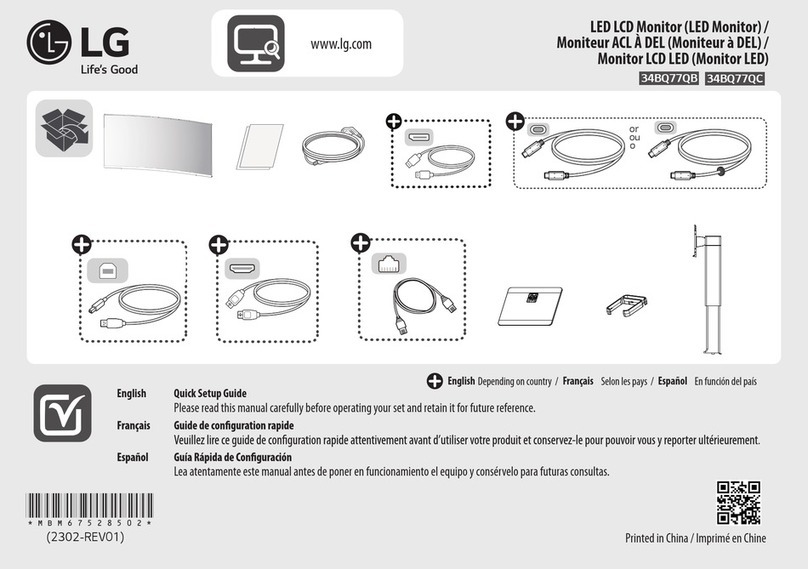 LG 34BQ77QC-B.AUB User manual