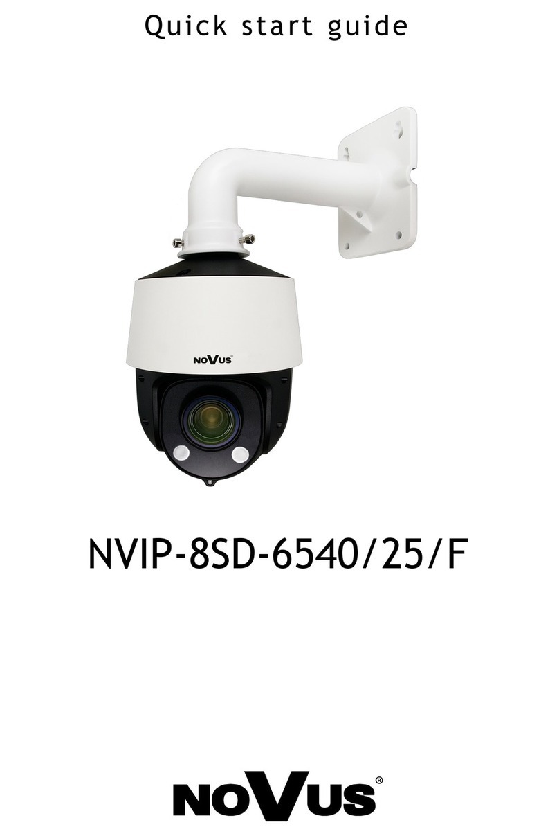 Novus NVIP-8SD-6540/25/F quick start guide