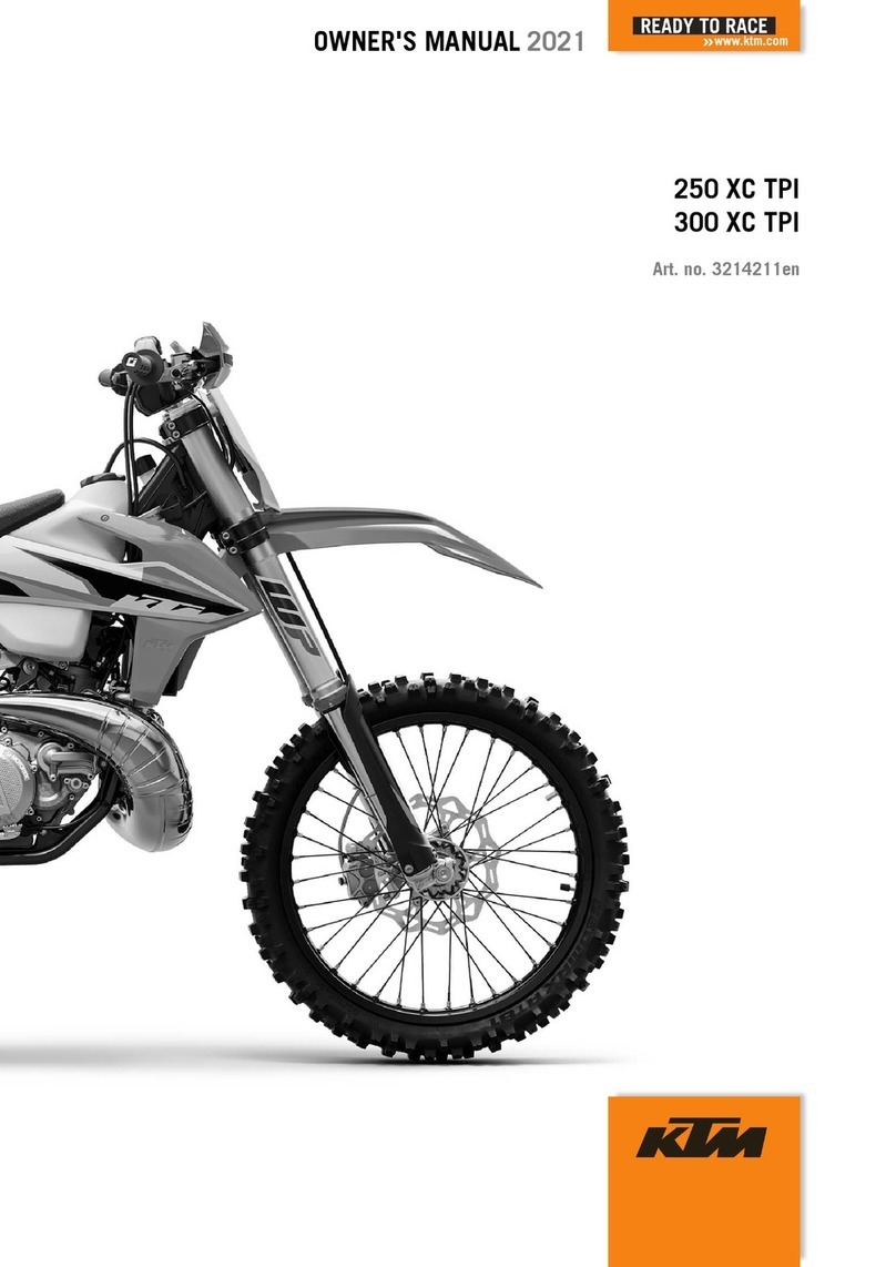 Husqvarna 250 XC TPI 2021 owner's manual