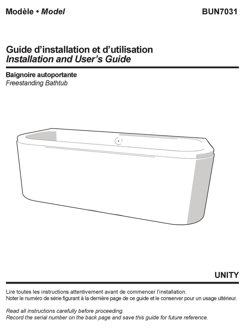 Fleurco BUN7031 User manual Fleurco BUN7031 User manual