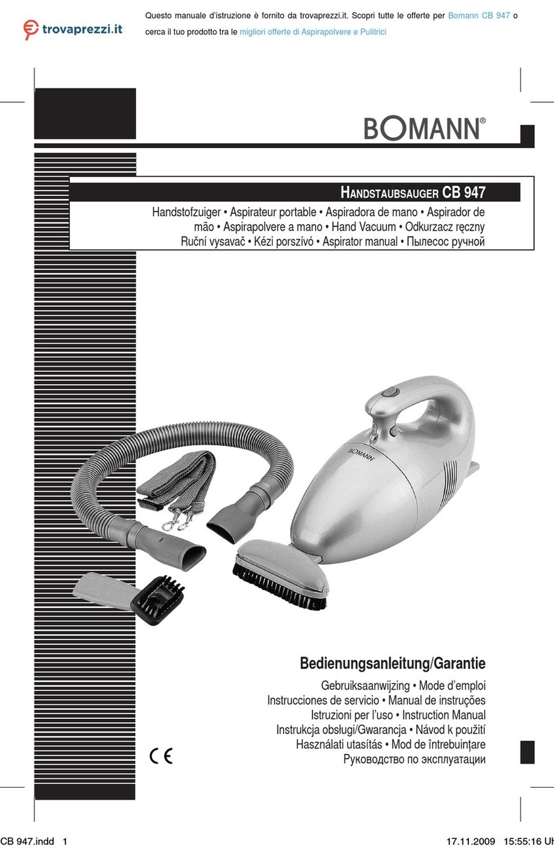BOMANN CB 947 instruction manual