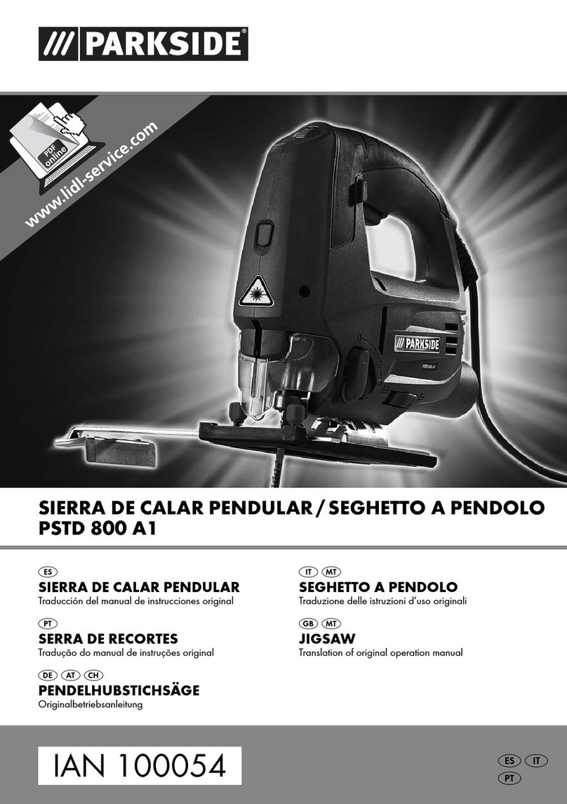 Parkside PSTD 800 A1 translation of original operation manual