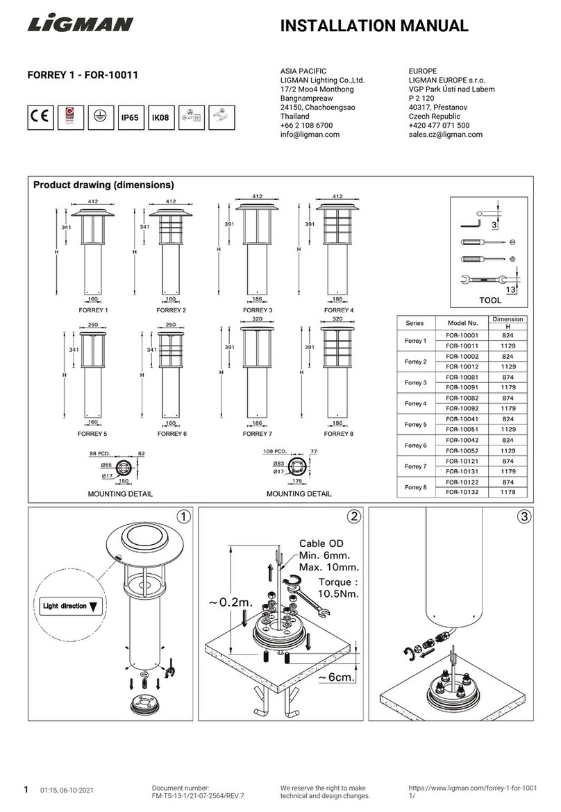 LIGMAN FOR-10011 User manual