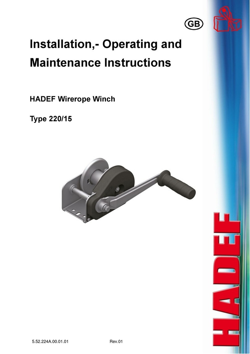 HADEF 220-15 Assembly instructions