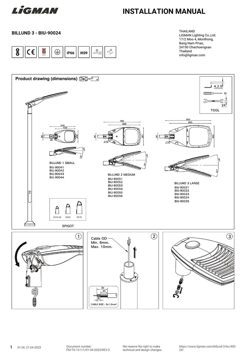 LIGMAN BILLUND 3 User manual