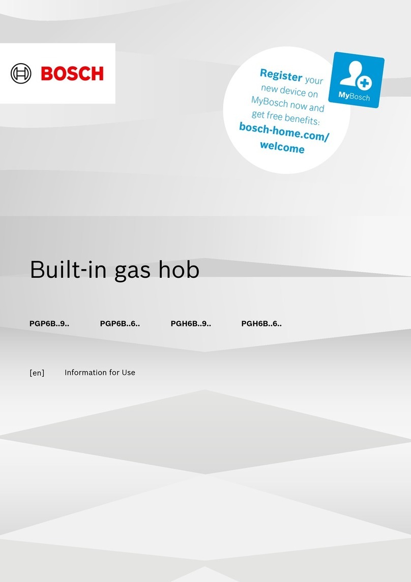 Bosch PGP6B 9 Series Specification sheet
