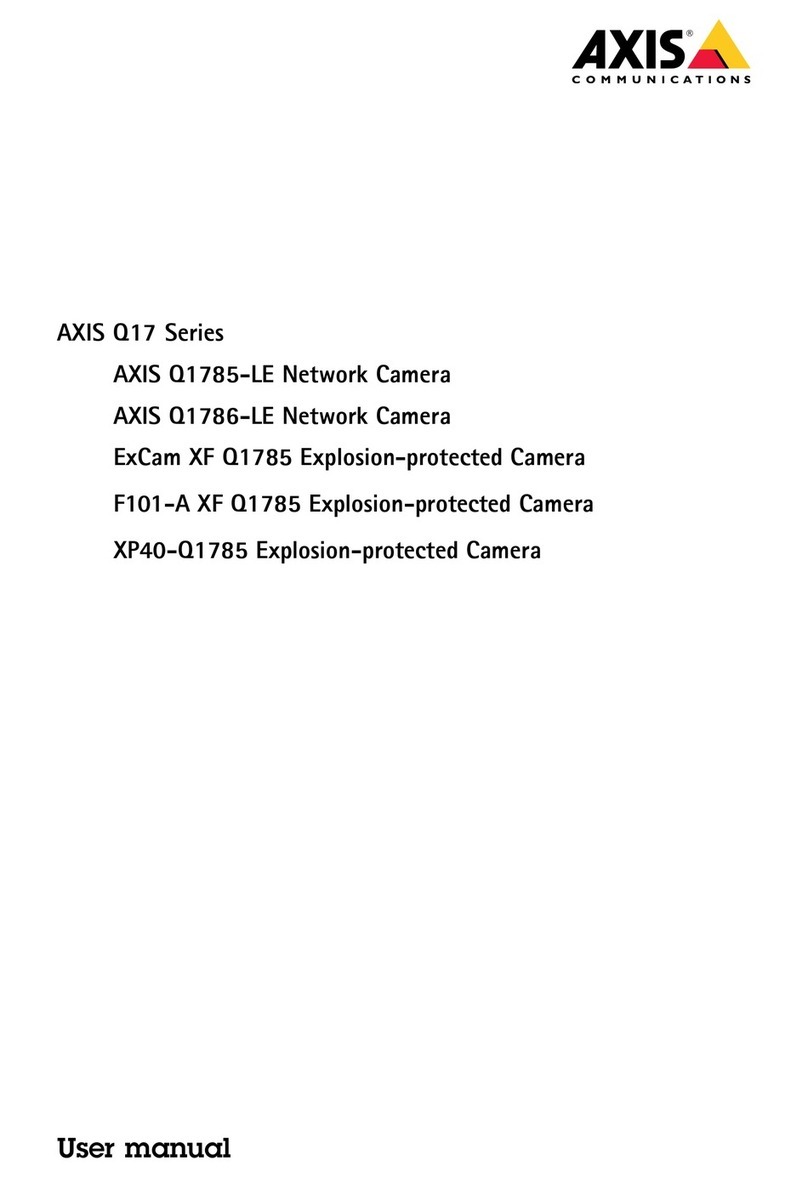 Axis ExCam XF Q1785 user manual