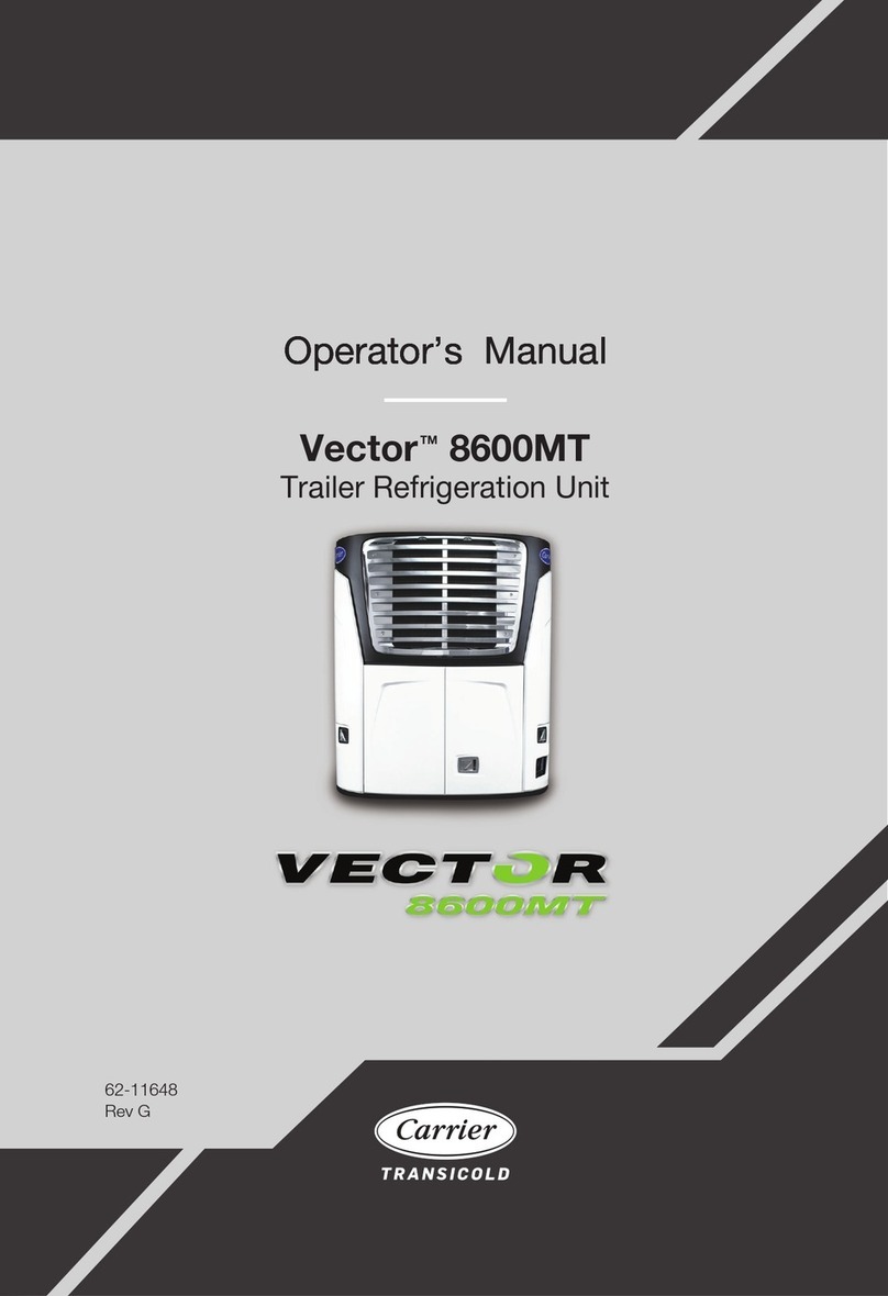 Carrier TRANSICOLD Vector 8600MT Operator's manual