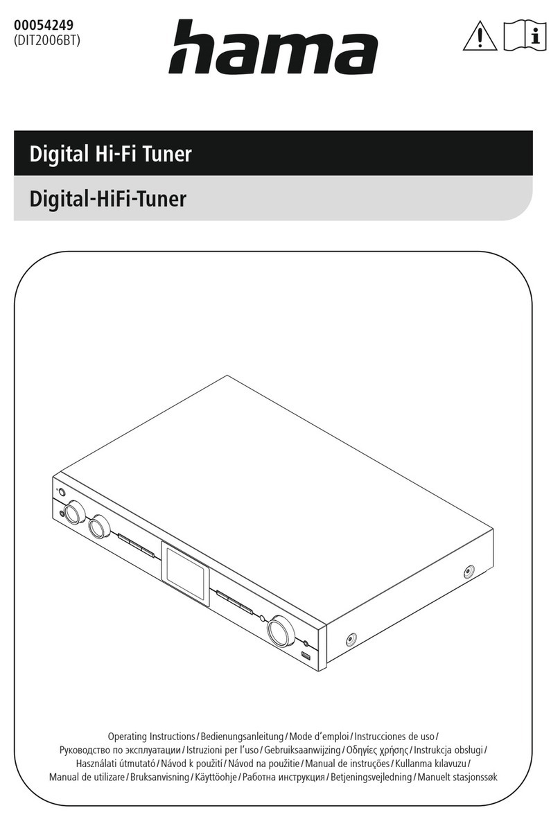 Hama DIT2006BT operating instructions