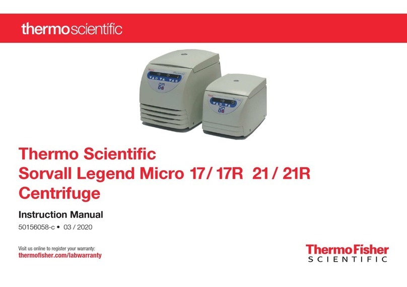 Thermo Scientific Thermo Scientific Sorvall Legend Micro 17 instruction manual Thermo Scientific Thermo Scientific Sorvall Legend Micro 17 instruction manual