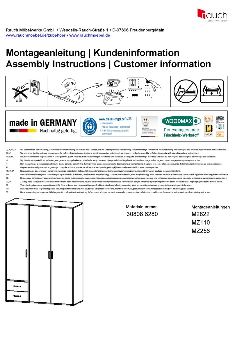 Rauch Voyager M2822 Assembly instructions