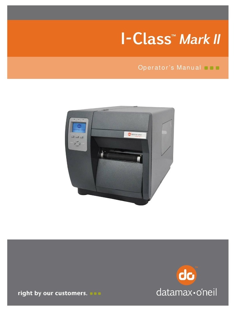 Datamax I-Class Mark II I-4212E/203 Operator's manual