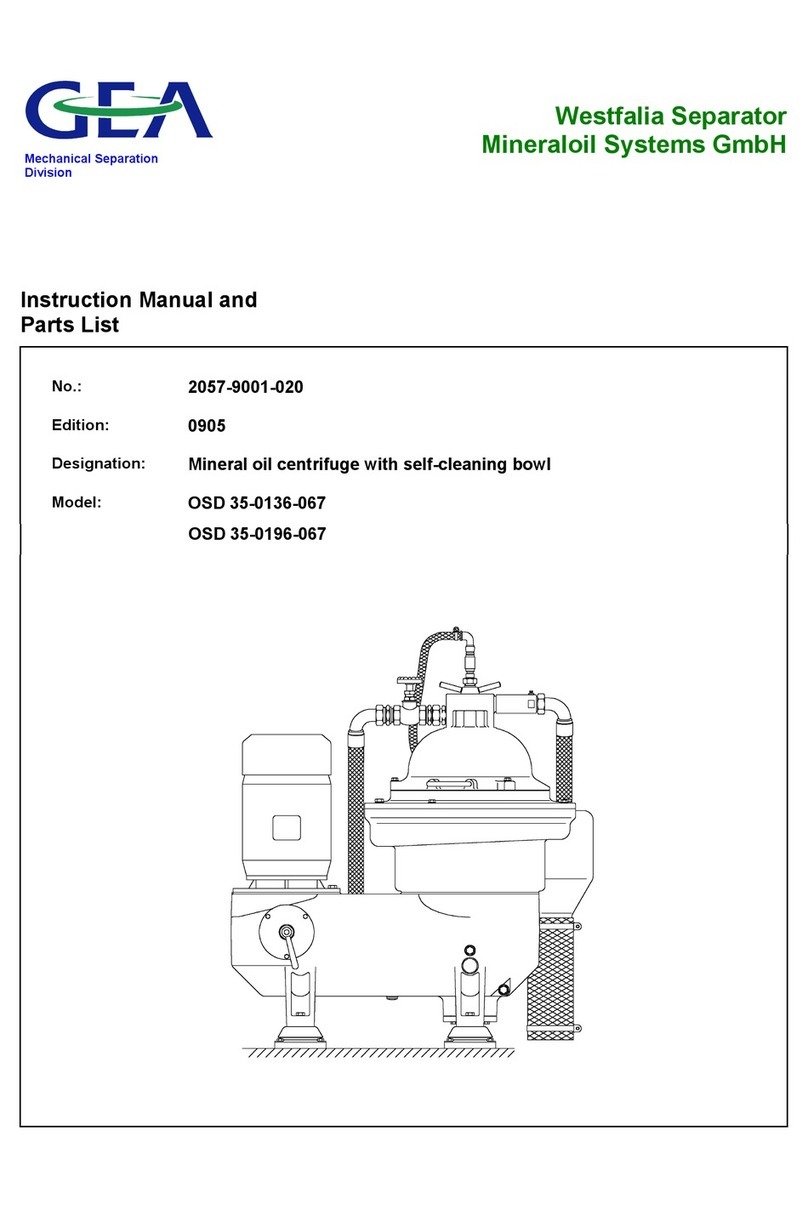 GEA OSD 35-0136-067 User manual