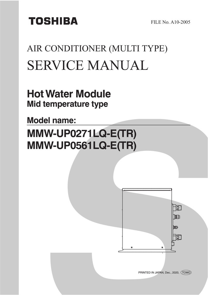 Toshiba MMW-UP0271LQ-E User manual
