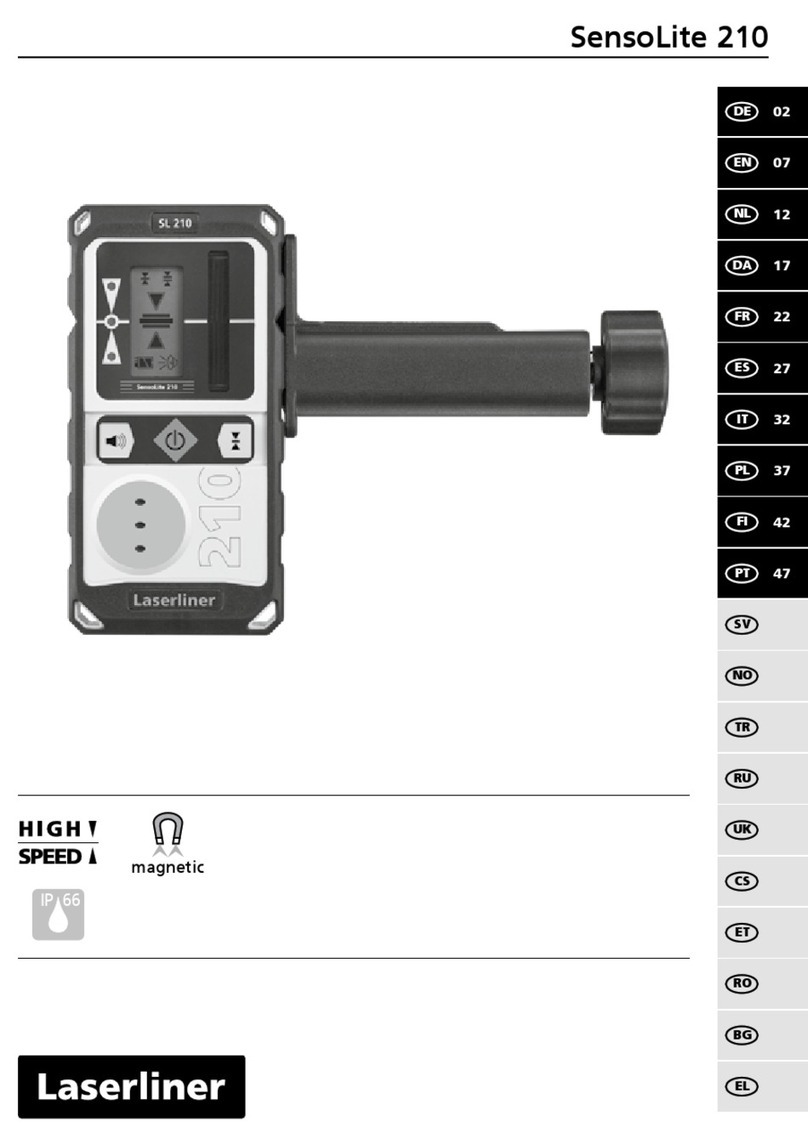 LaserLiner SensoLite 210 manual