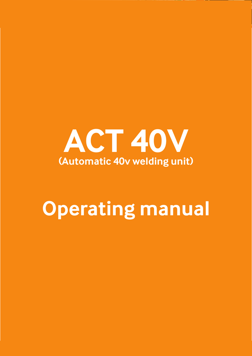 Advance Welding ACT40 operating manual