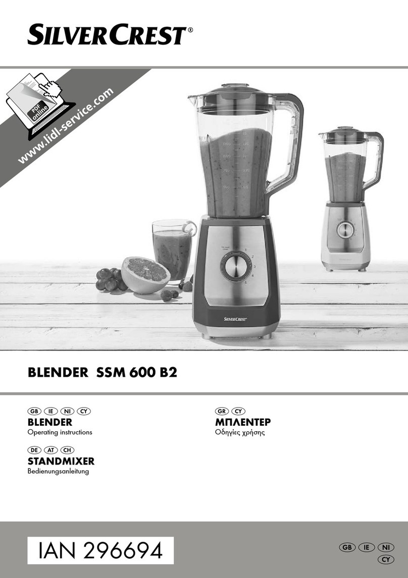 Silvercrest SSM 600 B2 User manual Silvercrest SSM 600 B2 User manual