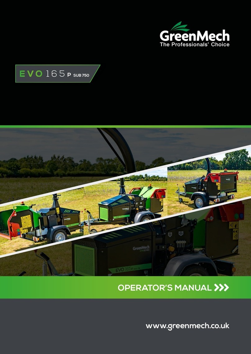 GreenMech EVO 165P SUB750 Operator's manual GreenMech EVO 165P SUB750 Operator's manual
