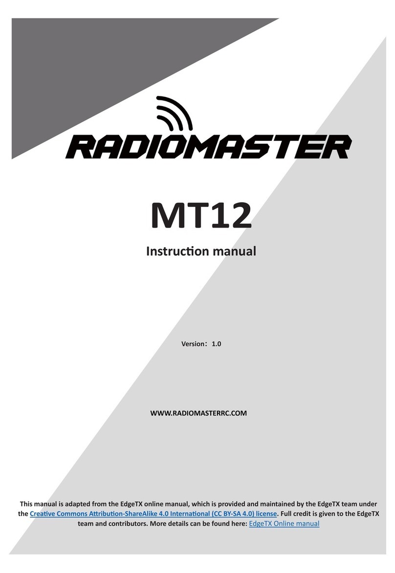 RadioMaster MT12 instruction manual