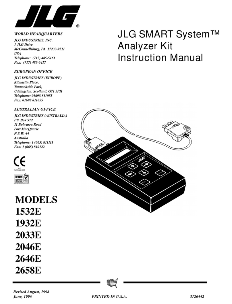 JLG SMART SYSTEM 1532E instruction manual