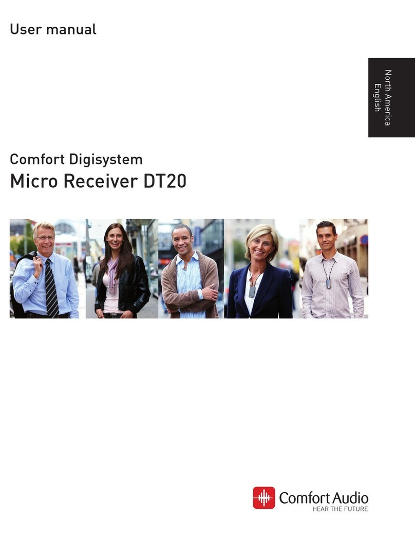 Comfort audio Programmer DT20 user manual