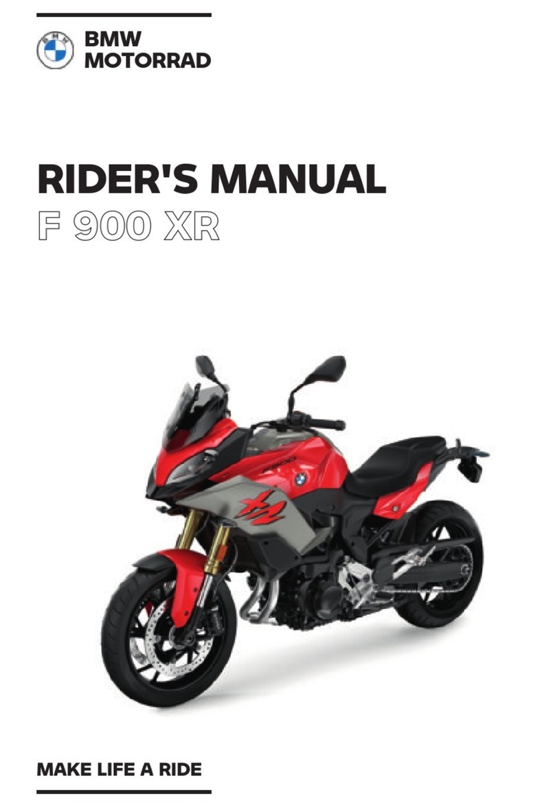 BMW Motorrad F 900 XR Rider's manual