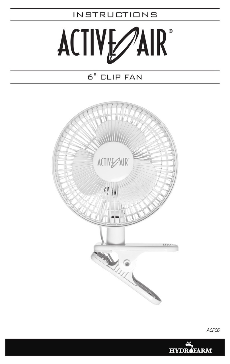 Hydrofarm ACTIVE AIR ACFC6 instructions