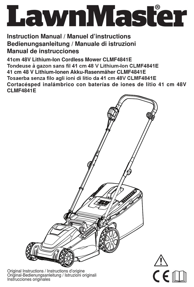 LawnMaster CLMF4841E User manual