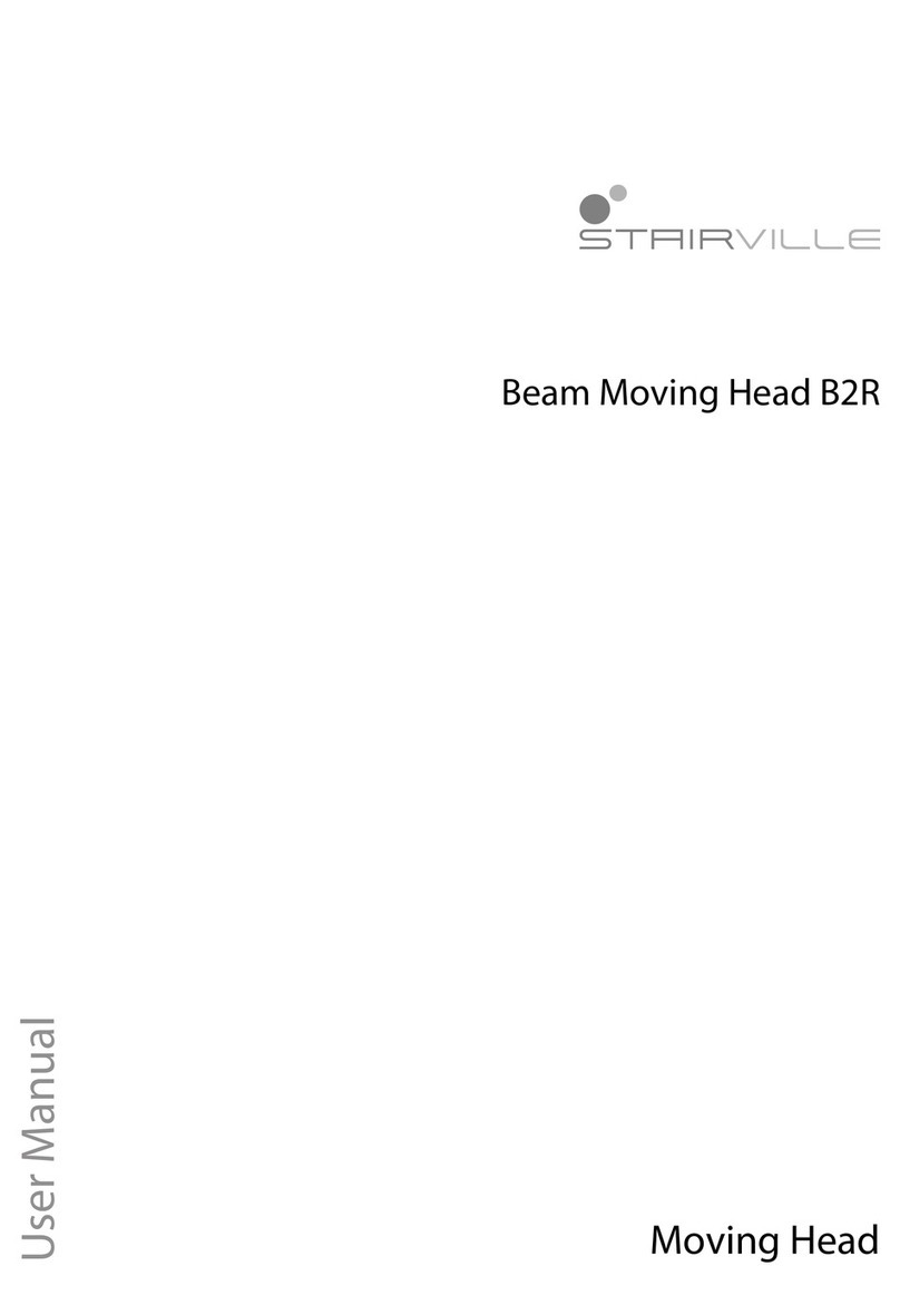 thomann STAIRVILLE Beam Moving Head B2R User manual
