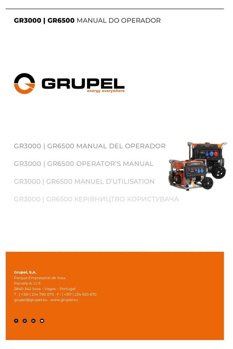 Grupel GR3000 Operator's manual