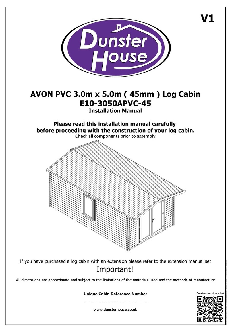 Dunster House E10-3050APVC-45 User manual Dunster House E10-3050APVC-45 User manual