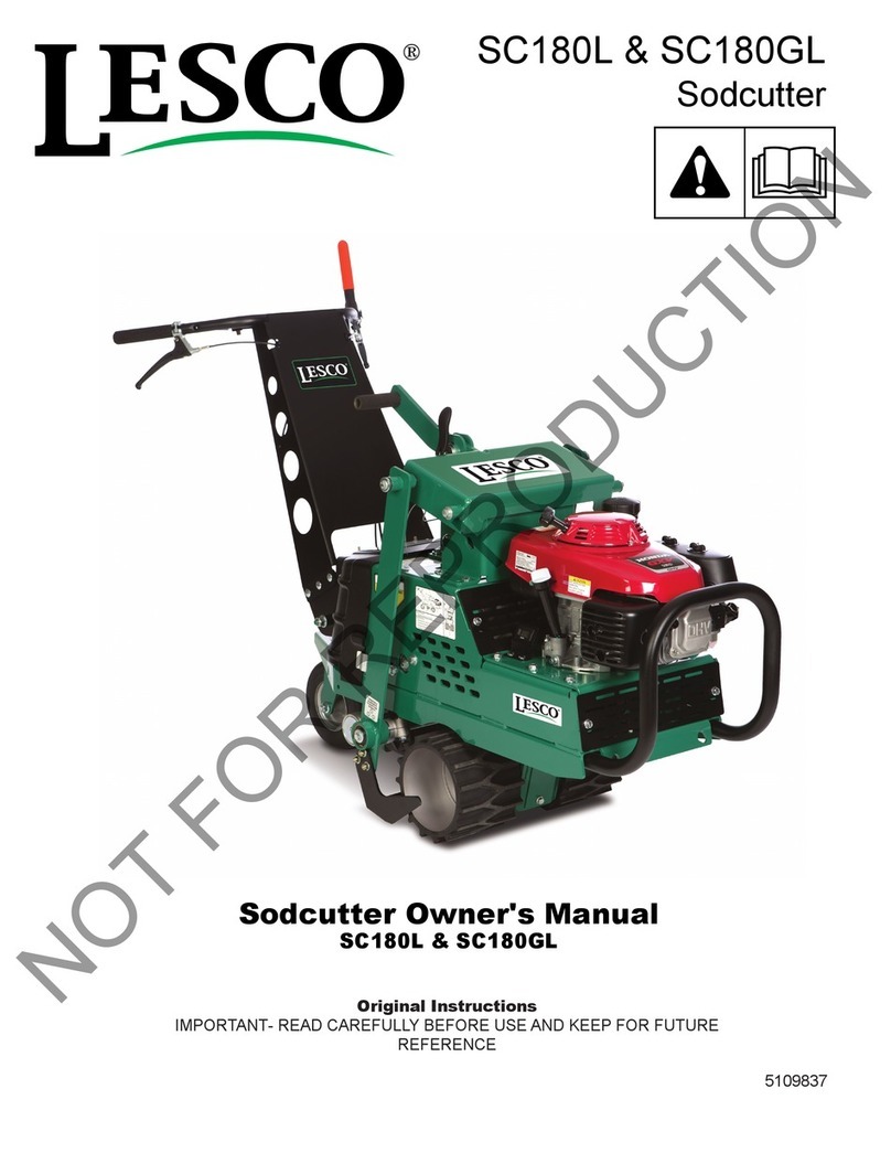 Lesco SC180L owner's manual