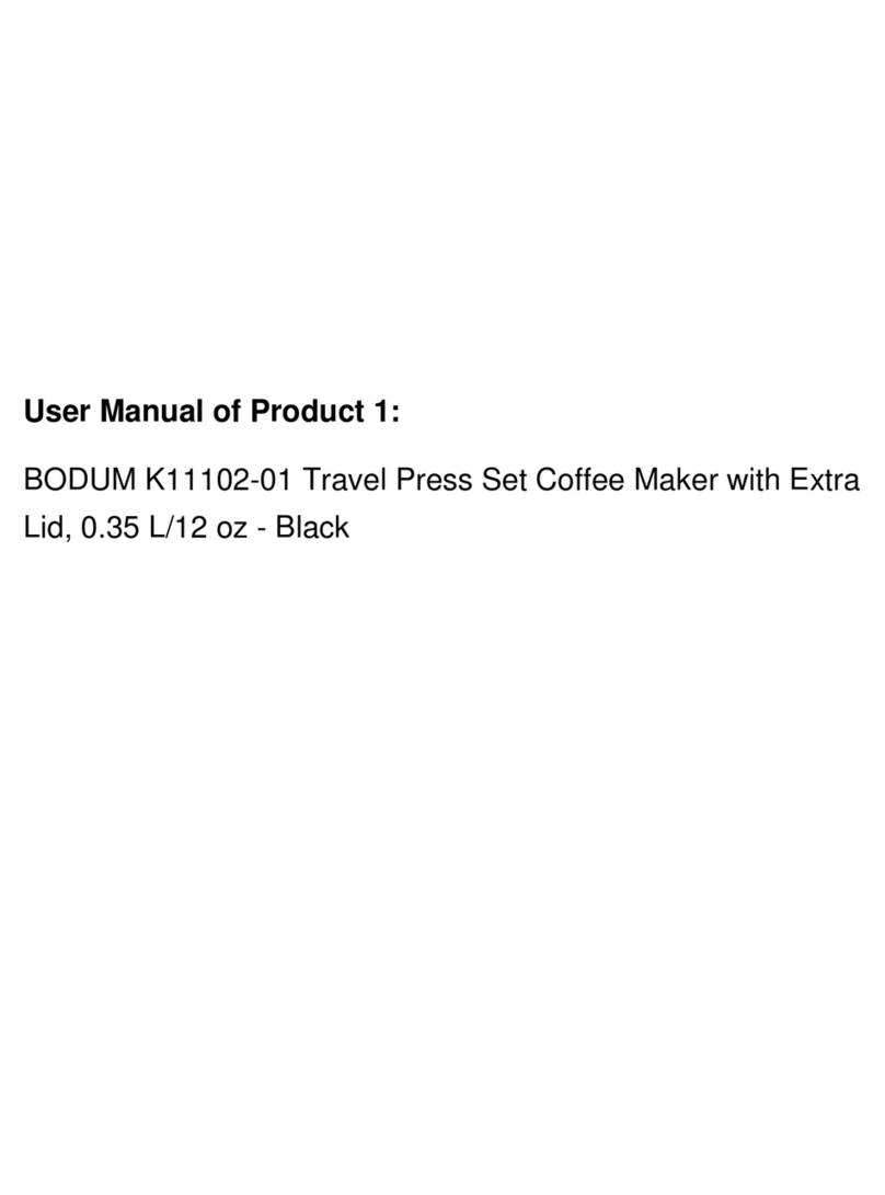 Bodum Travel Pres K11102-01 quick start guide