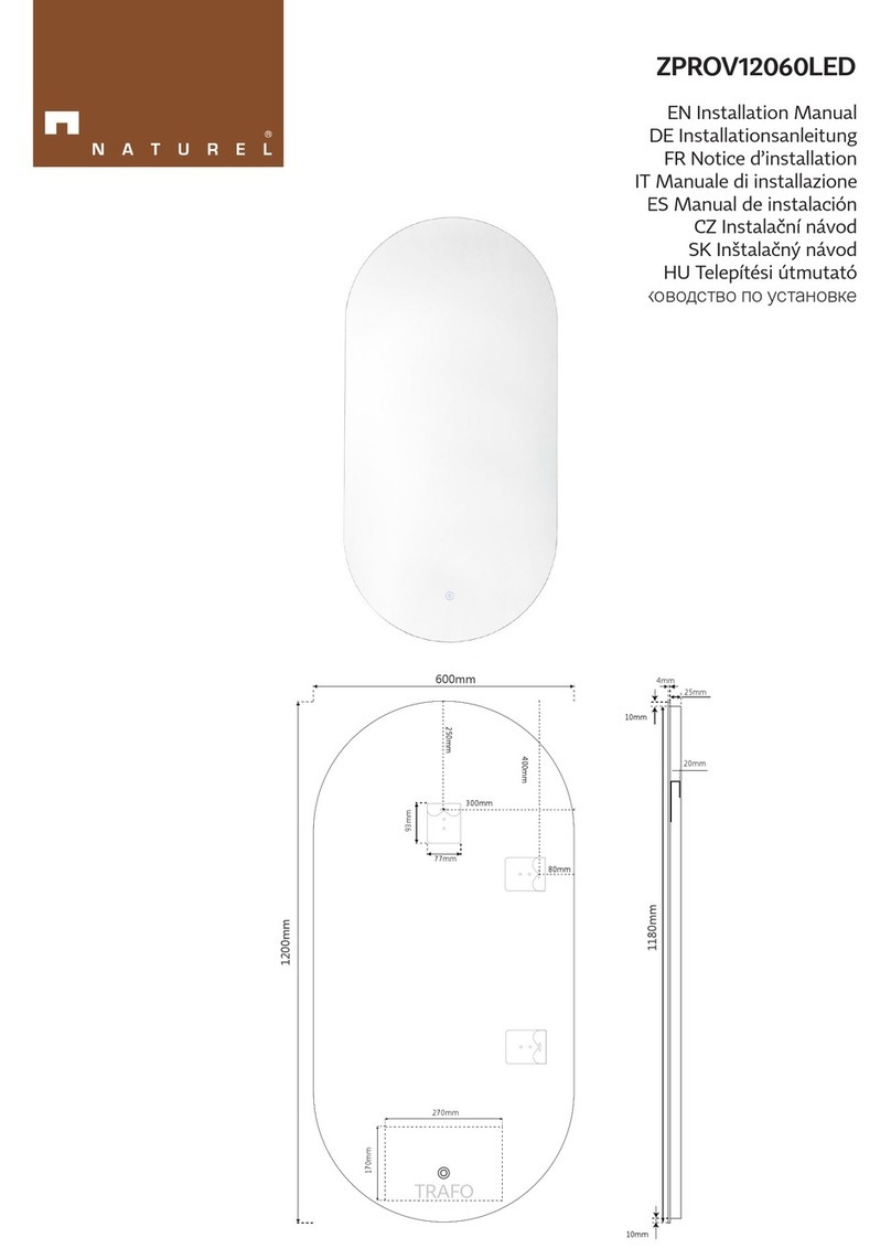 Naturel ZPROV12060LED instruction manual