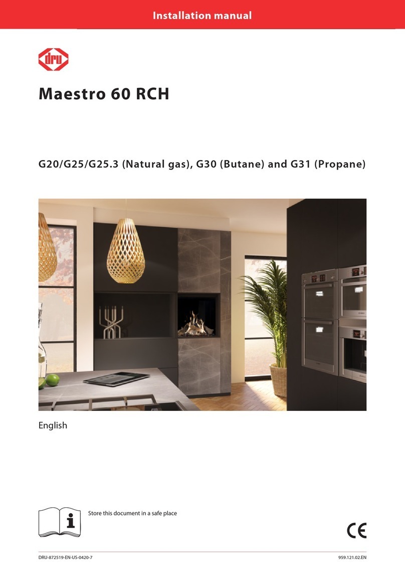 Dru Maestro 60 RCH instruction manual