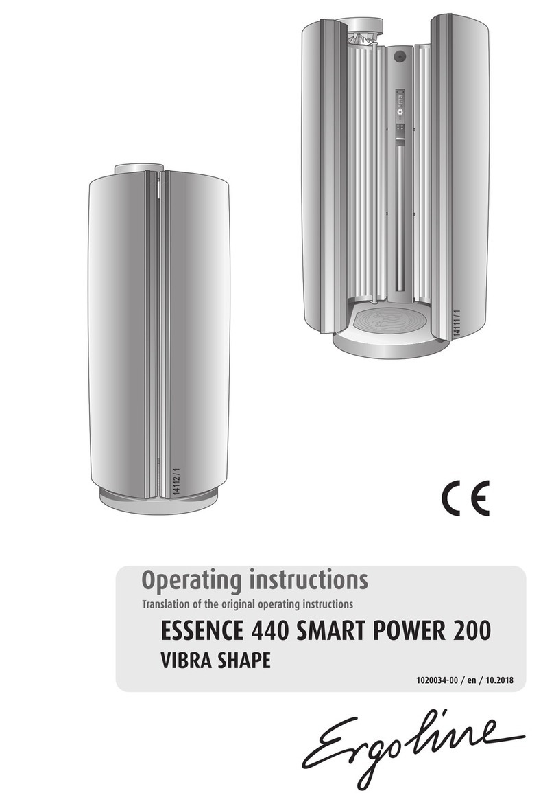 ergoline ESSENCE 440 SMART POWER 200 User manual ergoline ESSENCE 440 SMART POWER 200 User manual