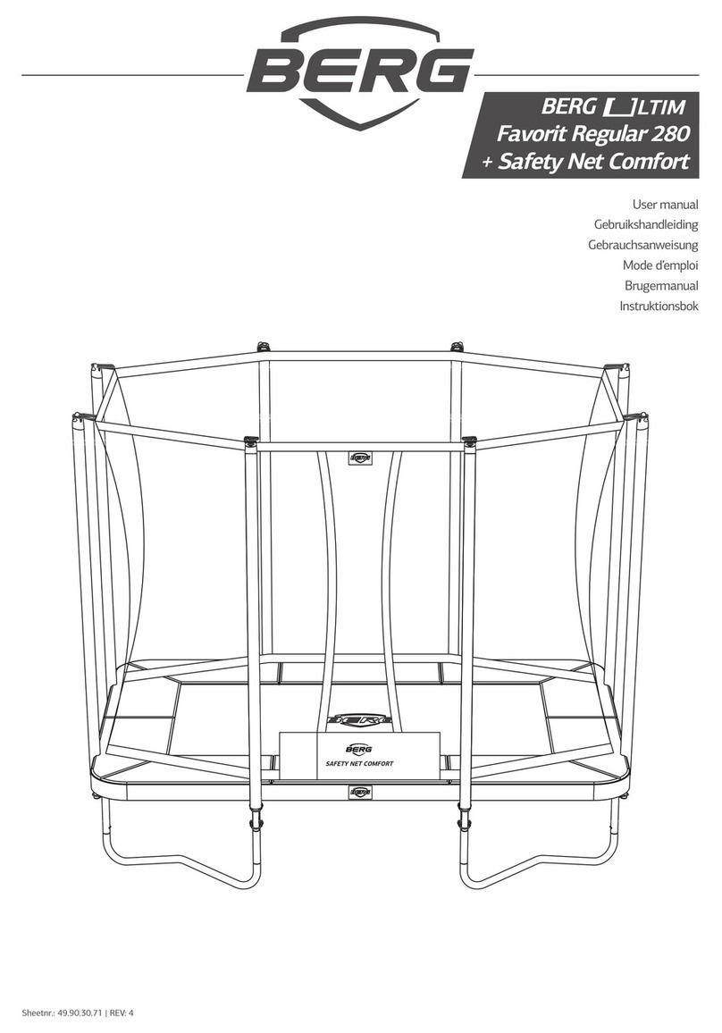 BERG BERGULTIM Favorit Regular 280 + Safety Net... user manual